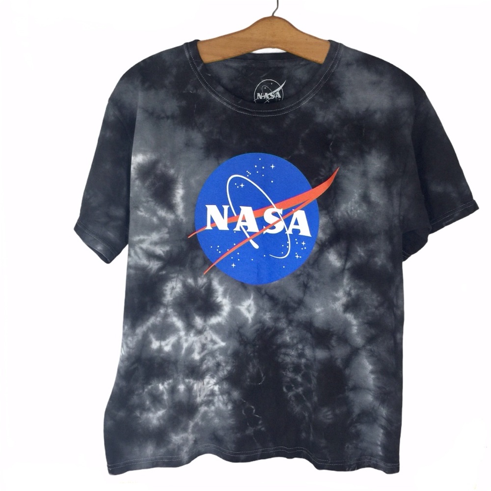 NASA Bleach Dye Tee Boy XL